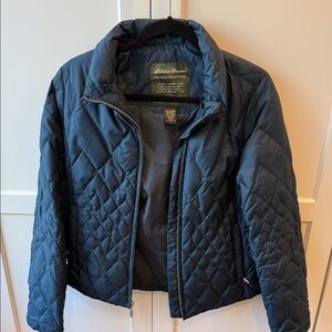 Eddie Bauer Women's Puffer Jacket - Dark Blue